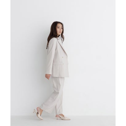ナチュラルビューティーベーシック NATURAL BEAUTY BASIC ダブルブレストボクシージャケット SETUP （パウダーピンク2）｜詳細画像