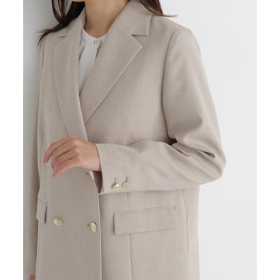 ナチュラルビューティーベーシック NATURAL BEAUTY BASIC ダブルブレストボクシージャケット SETUP （ネイビー）｜詳細画像