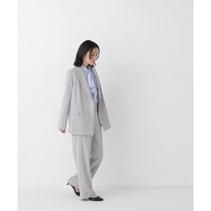 ナチュラルビューティーベーシック NATURAL BEAUTY BASIC ダブルブレストボクシージャケット SETUP （ライトキャメル2）｜詳細画像