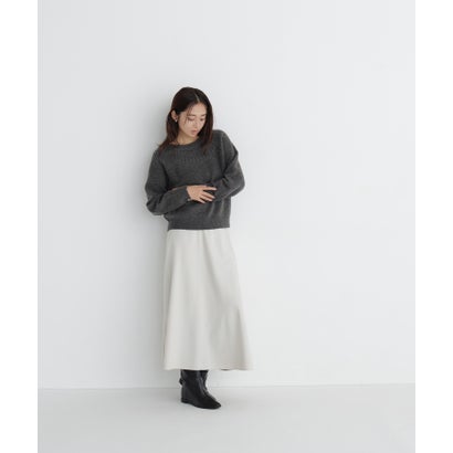 ナチュラルビューティーベーシック NATURAL BEAUTY BASIC ヴィンテージツイルナロースカート （グレージュ3）｜詳細画像