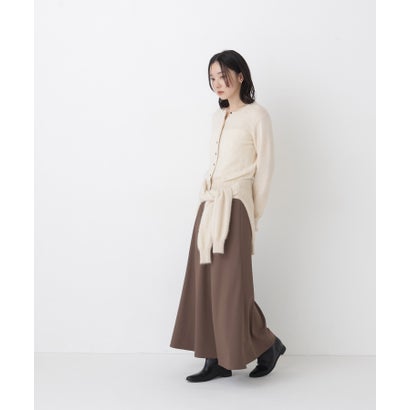 ナチュラルビューティーベーシック NATURAL BEAUTY BASIC ヴィンテージツイルナロースカート （グレージュ3）｜詳細画像