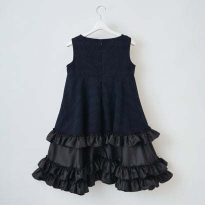 スリーブレスラッフルドレス（Sleeveless Ruffle Dress） （NAVY）｜詳細画像