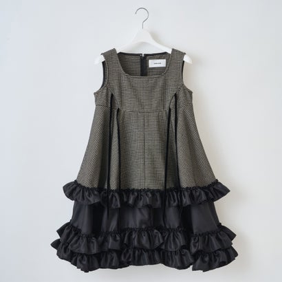 スリーブレスラッフルドレス（Sleeveless Ruffle Dress） （BLACK）｜詳細画像