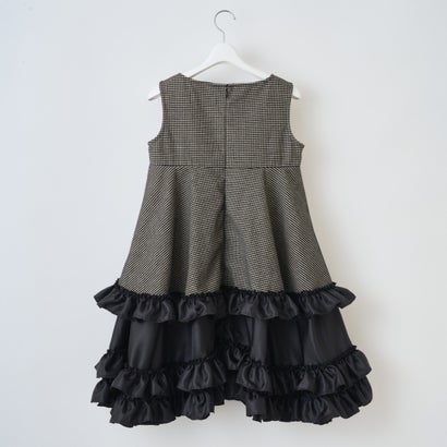 スリーブレスラッフルドレス（Sleeveless Ruffle Dress） （BLACK）｜詳細画像