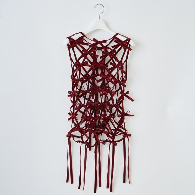 ベルベットリボントップス（Velvet Ribbon Tops） （RED）