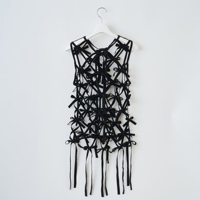 ベルベットリボントップス（Velvet Ribbon Tops） （BLACK）｜詳細画像