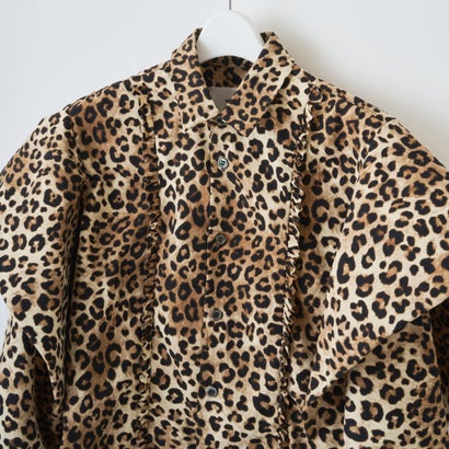 レオパードスリーブボリュームシャツ（Leopard-Sleeve Volume Shirt） （leopard）｜詳細画像