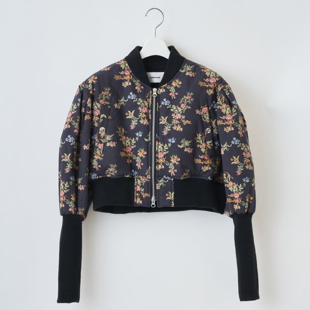 ビンテージフローラルエムエーワン（Vintage Floral MA-1） （BLACK）