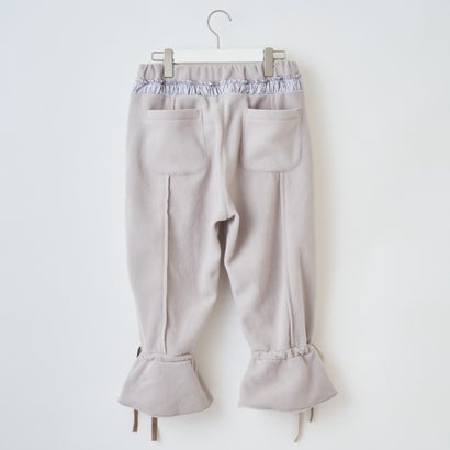 リーボック クロップドフリースパンツ ウィズリボンヘム（Reebok Cropped Fleece Pants With Ribbon Hem） （GRAY）｜詳細画像