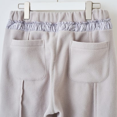 リーボック クロップドフリースパンツ ウィズリボンヘム（Reebok Cropped Fleece Pants With Ribbon Hem） （GRAY）｜詳細画像