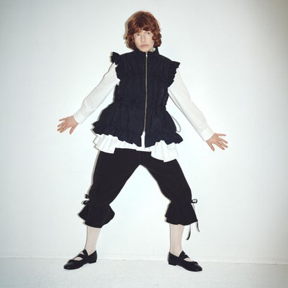 リーボック クロップドフリースパンツ ウィズリボンヘム（Reebok Cropped Fleece Pants With Ribbon Hem） （BLACK）｜詳細画像