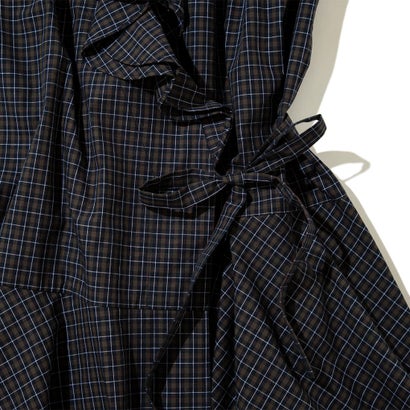 フリルロングドレス（Frill Long Dress） （navy）｜詳細画像