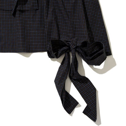 フリルロングドレス（Frill Long Dress） （navy）｜詳細画像