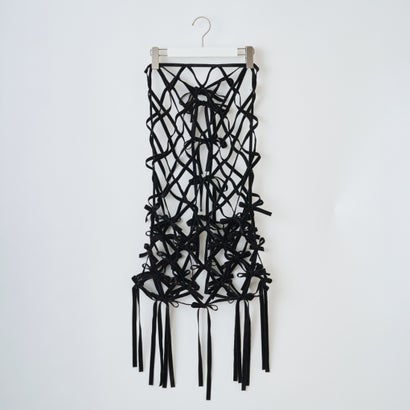 ベルベットリボンスカート（Velvet Ribbon Skirt） （BLACK）｜詳細画像