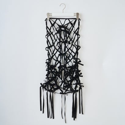 ベルベットリボンスカート（Velvet Ribbon Skirt） （BLACK）｜詳細画像