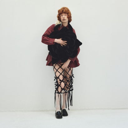 ベルベットリボンスカート（Velvet Ribbon Skirt） （BLACK）｜詳細画像