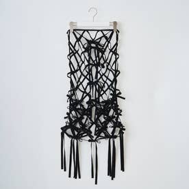 ベルベットリボンスカート（Velvet Ribbon Skirt） （BLACK）