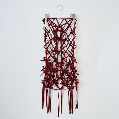 ベルベットリボンスカート（Velvet Ribbon Skirt） （RED）｜詳細画像