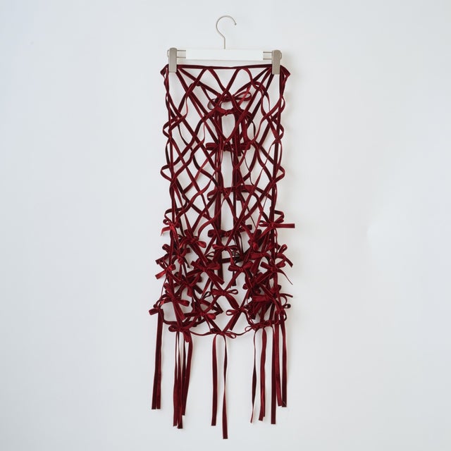 ベルベットリボンスカート（Velvet Ribbon Skirt） （RED）