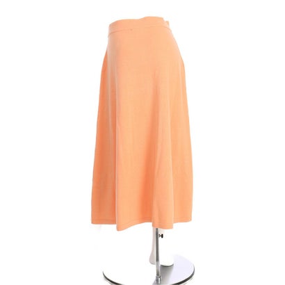ニューヨーク＆カンパニー 柔らかなオレンジ色ニットスカート｜詳細画像