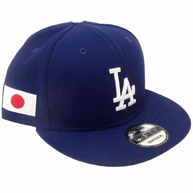 
                    ニューエラ【NEW ERA】9FIFTY 大谷翔平 JAPAN Los Angeles Dodgers ロサンゼルス・ドジャース キャップ 日本国旗 メジャーリーグ （ロイヤルブルー）