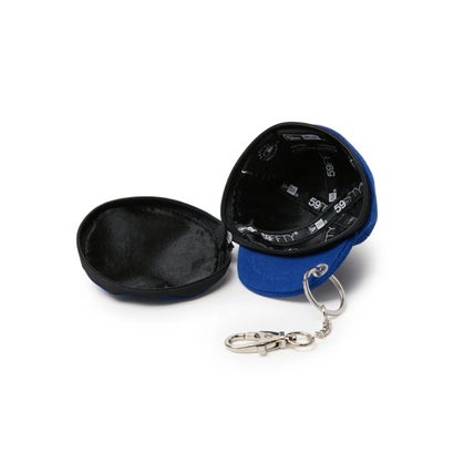 ニューエラ NEW ERA キーホルダー チャーム ミニキャップ イヤホンケース ニューヨーク・メッツ ライトロイヤル （ROY）｜詳細画像