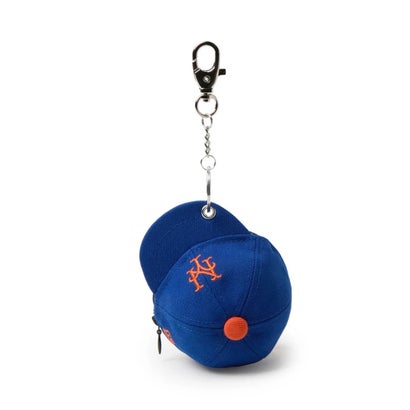 ニューエラ NEW ERA キーホルダー チャーム ミニキャップ イヤホンケース ニューヨーク・メッツ ライトロイヤル （ROY）｜詳細画像