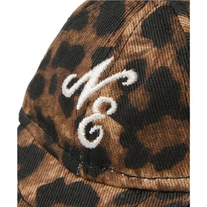 ニューエラ NEW ERA キーホルダー チャーム ミニキャップ イヤホンケース クラシックロゴ レオパード （BRN）｜詳細画像