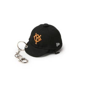 キーホルダー チャーム ミニキャップ イヤホンケース 読売ジャイアンツ ブラック （BLK）