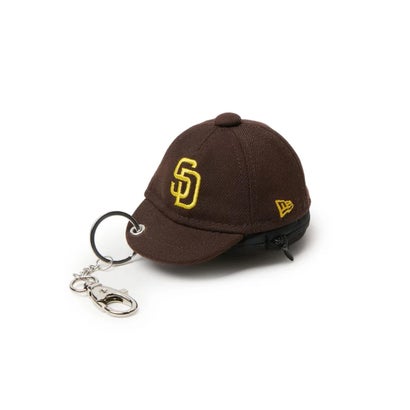 ニューエラ NEW ERA キーホルダー チャーム ミニキャップ イヤホンケース サンディエゴ・パドレス バーントウッド （BWO）｜詳細画像