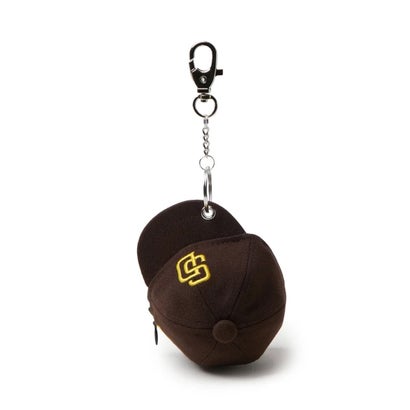 ニューエラ NEW ERA キーホルダー チャーム ミニキャップ イヤホンケース サンディエゴ・パドレス バーントウッド （BWO）｜詳細画像