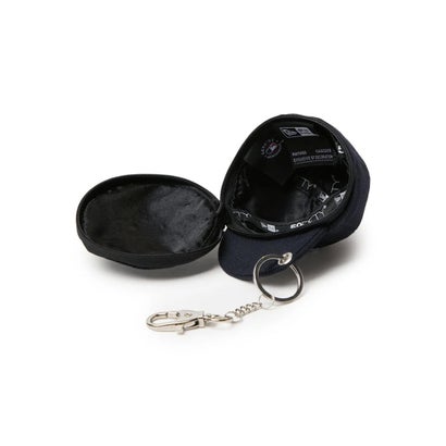 ニューエラ NEW ERA キーホルダー チャーム ミニキャップ イヤホンケース ニューヨーク・ヤンキース ネイビー （NVY）｜詳細画像