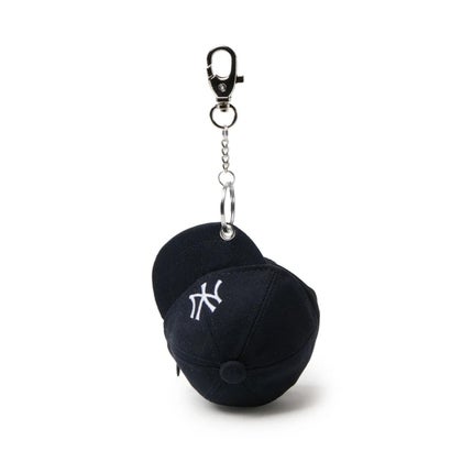 ニューエラ NEW ERA キーホルダー チャーム ミニキャップ イヤホンケース ニューヨーク・ヤンキース ネイビー （NVY）｜詳細画像