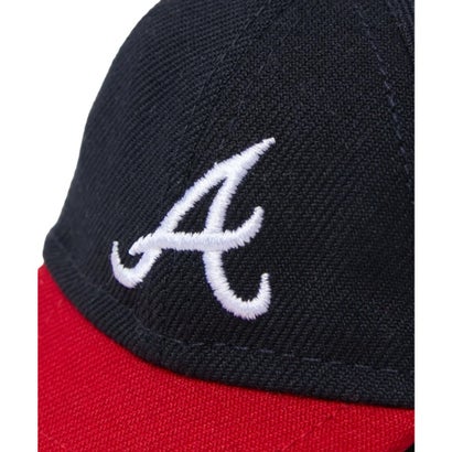 ニューエラ NEW ERA キーホルダー チャーム ミニキャップ イヤホンケース アトランタ・ブレーブス ネイビー （NVY）｜詳細画像