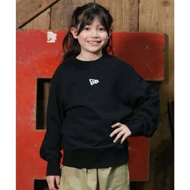 トレーナー スウェット キッズ 子供 ロゴ 裏毛 （BLK）