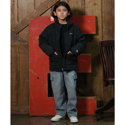 ニューエラ NEW ERA ジャケット キッズ 子供 ワンポイント ロゴ YOUTH （BLK）｜詳細画像