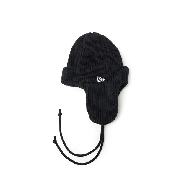 KIDS KNIT TRAPPER / （BLK (01)）
