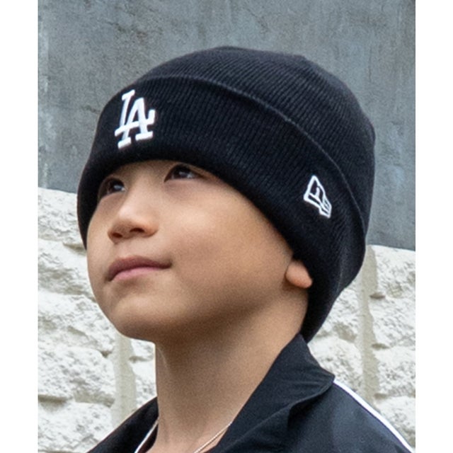 ニット帽 ビーニー ニットキャップ キッズ 子供 Youth （BLK）