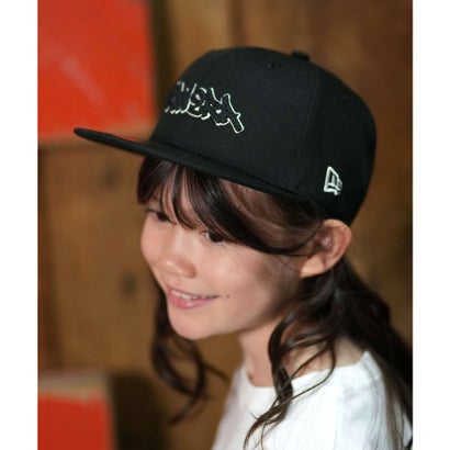 ニューエラ NEW ERA キャップ キッズ 子供 Youth 9FIFTY Tagging （BLK）｜詳細画像