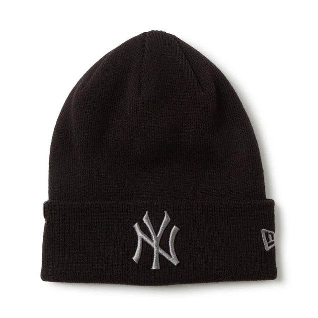 ビーニー ニットキャップ ニット帽 帽子 ベーシック カフニット （BLK）