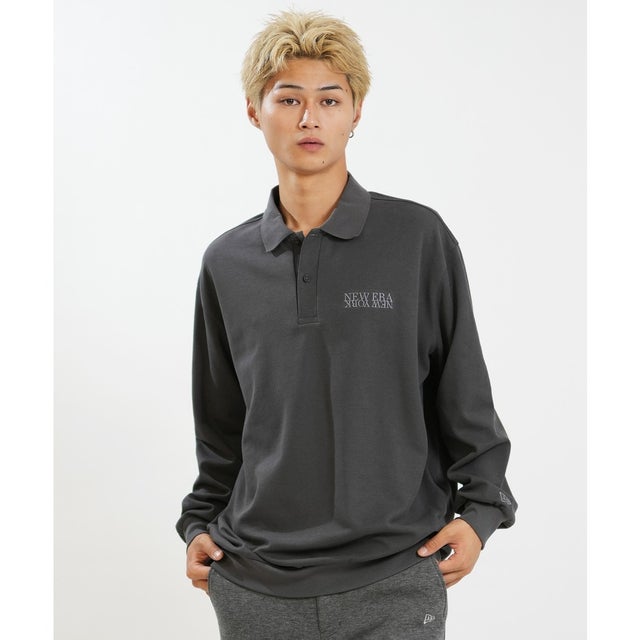 ポロシャツ 長袖 シャツ メンズ GF LS （GRA）