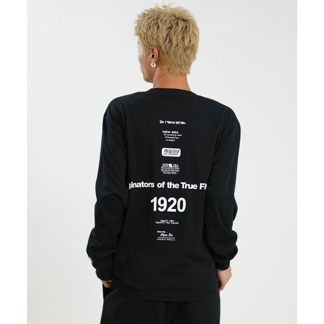 長袖 Tシャツ ロンT メンズ ロゴ Archive （BLK）