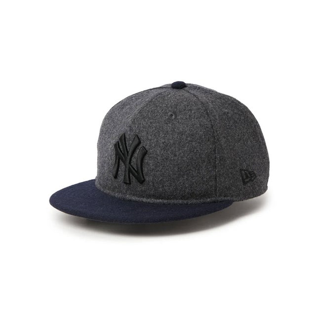 キャップ 9FIFTY レザーストラップ MLB Wool Melton （GRY）