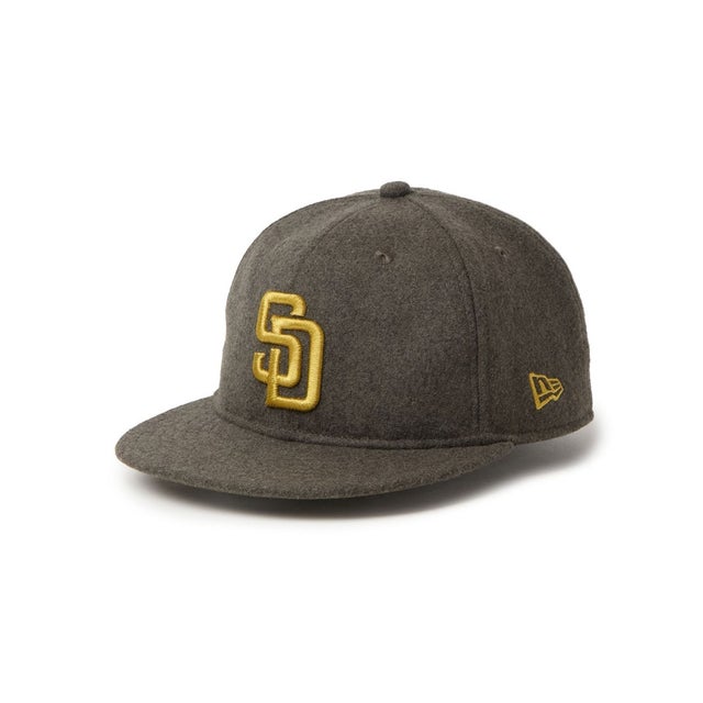キャップ 9FIFTY レザーストラップ MLB Wool Melton （KHA）