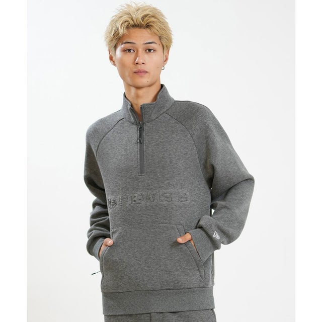 ハーフジップ パーカー メンズ ハーフジップ GF TECH （GRY）