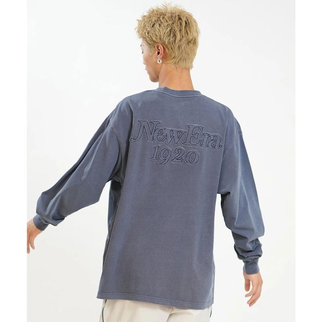 長袖 Tシャツ ロンT メンズ バックプリント LS （NVY）