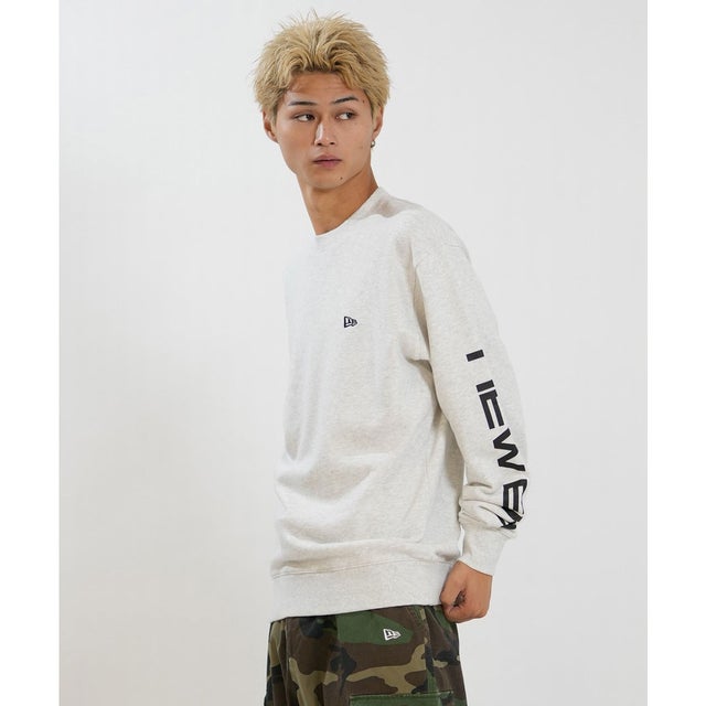 トレーナー スウェット メンズ 裏毛 SW CREW （ASH）