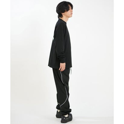 長袖 Tシャツ ロンT メンズ バックプリント LS （BLK）｜詳細画像