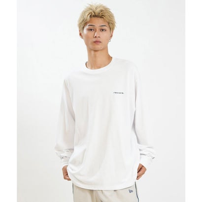 長袖 Tシャツ ロンT メンズ バックプリント LS （WHI）｜詳細画像