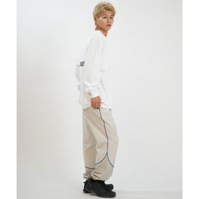 長袖 Tシャツ ロンT メンズ バックプリント LS （WHI）｜詳細画像